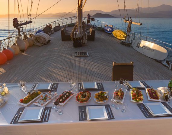 Supper aboard