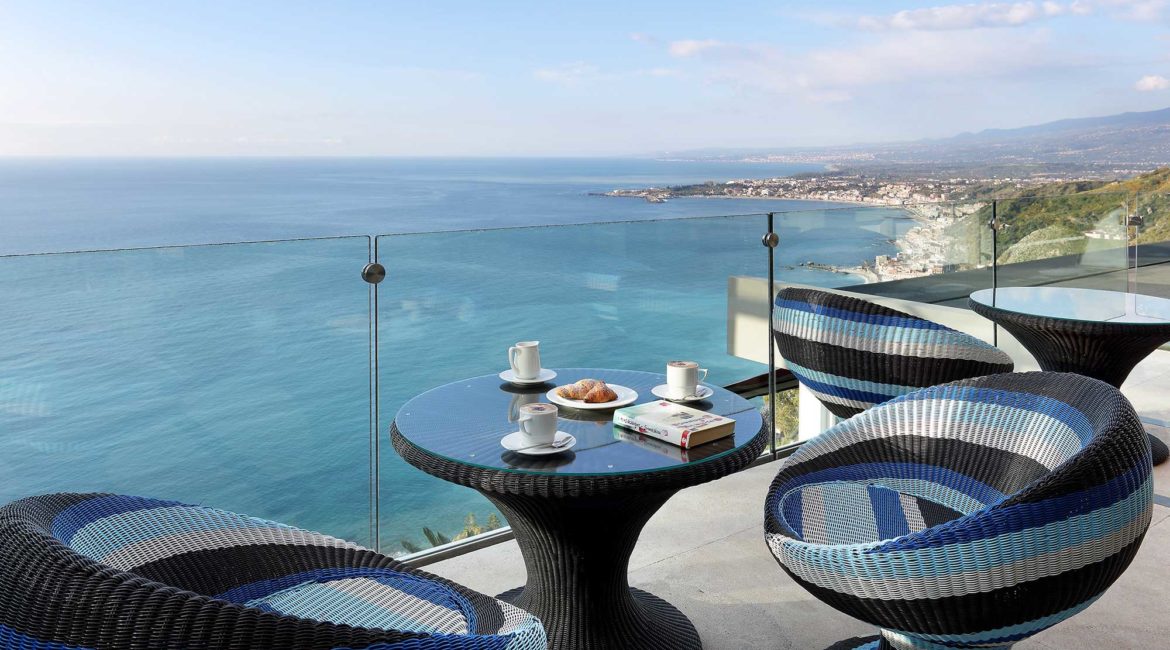 Monte Tauro Hotel's stunning views