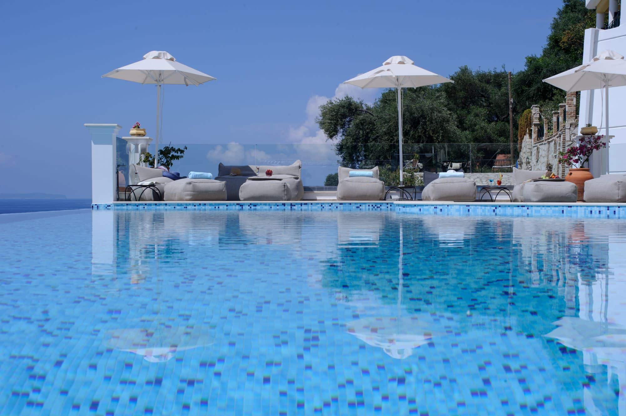 Irida Boutique Hotel Swimming Pool by day