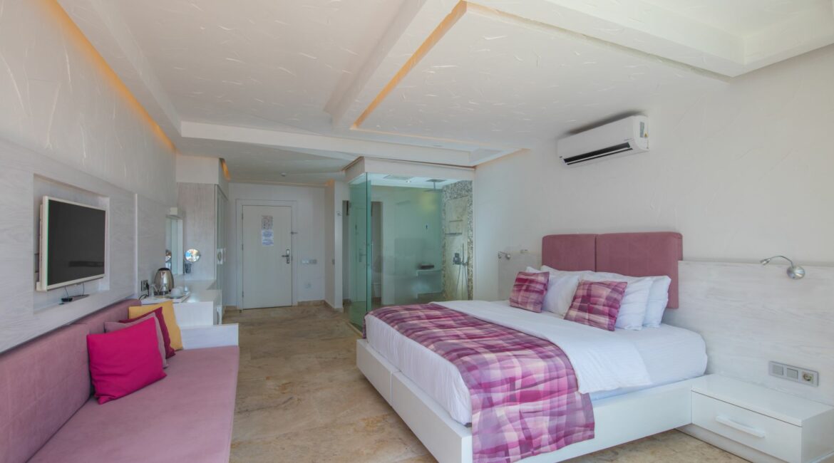 Asfiya Sea View Hotel Kalkan Sea View Room interiors