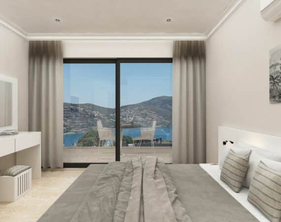 Oasis Hotel Sea View Rooms interior and bay views
