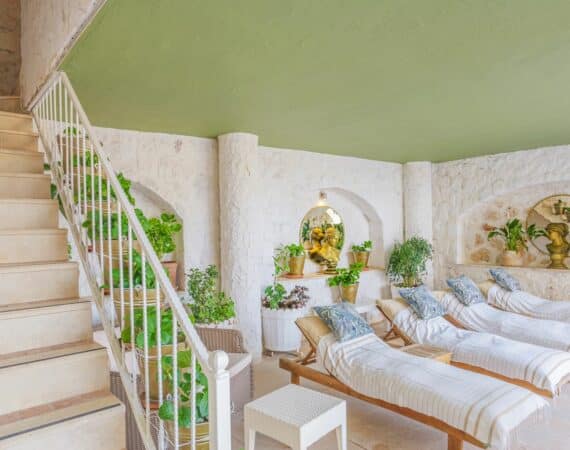 The Oasis Hotel Spa outside furnished terraces to unwind