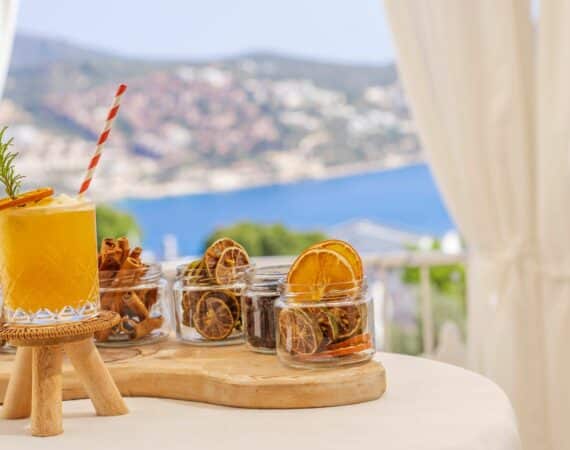 Oasis Hotel signature cocktails and bay dreams