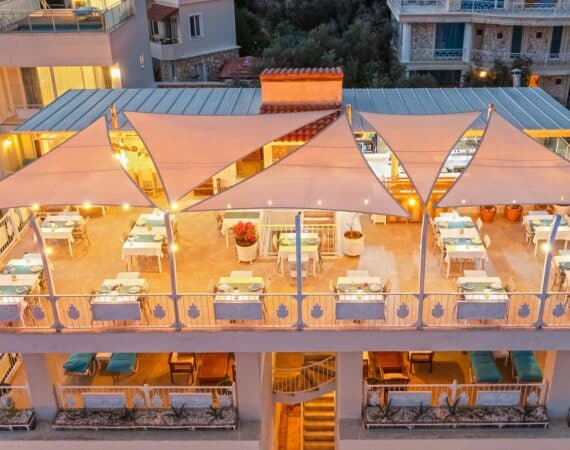 Oasis Hotel A' La Carte Restaurant by night