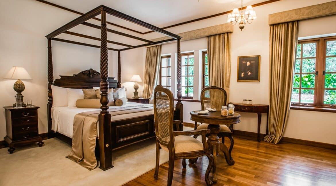 Rev Walter Senior Suite at Thotalagala, a heritage tea bungalow in Sri Lanka’s Hill Country