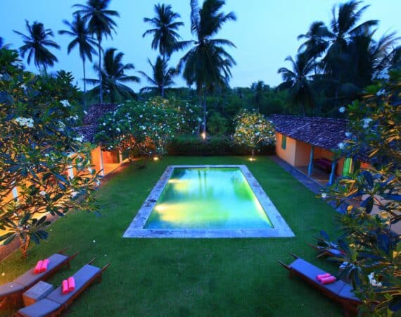 The Last House at dusk