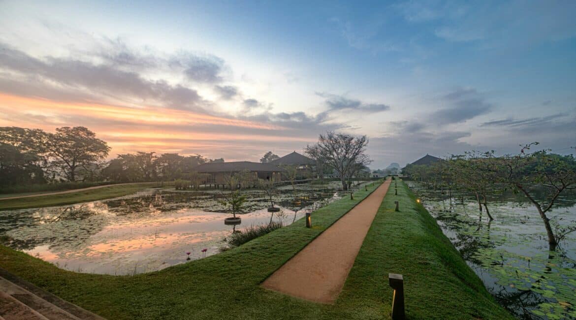 Water Garden Sigiriya sunrise