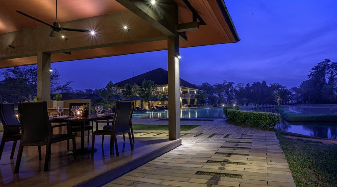 Water Garden Sigiriya by night