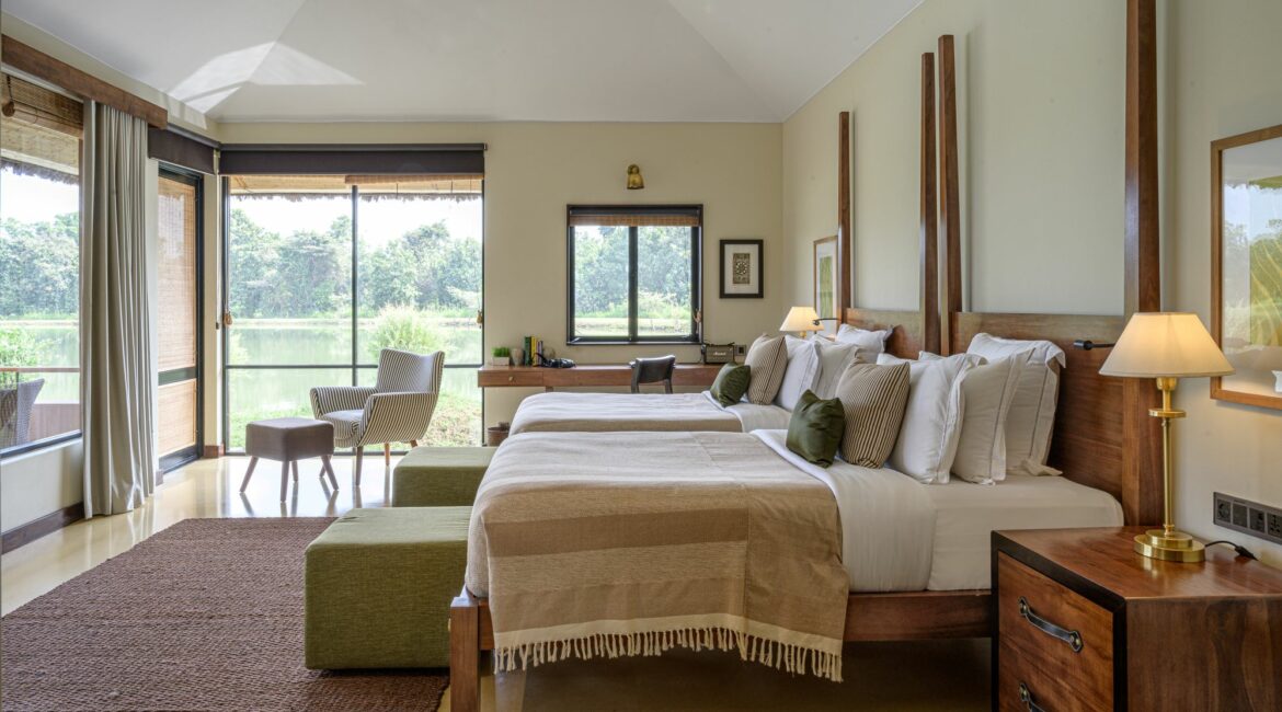 Water Garden Duplex Twin Villas with Plunge PoolTwin bedroom