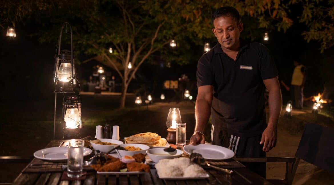 Leopard Trails Wilpattu Camp quintessential cuisine