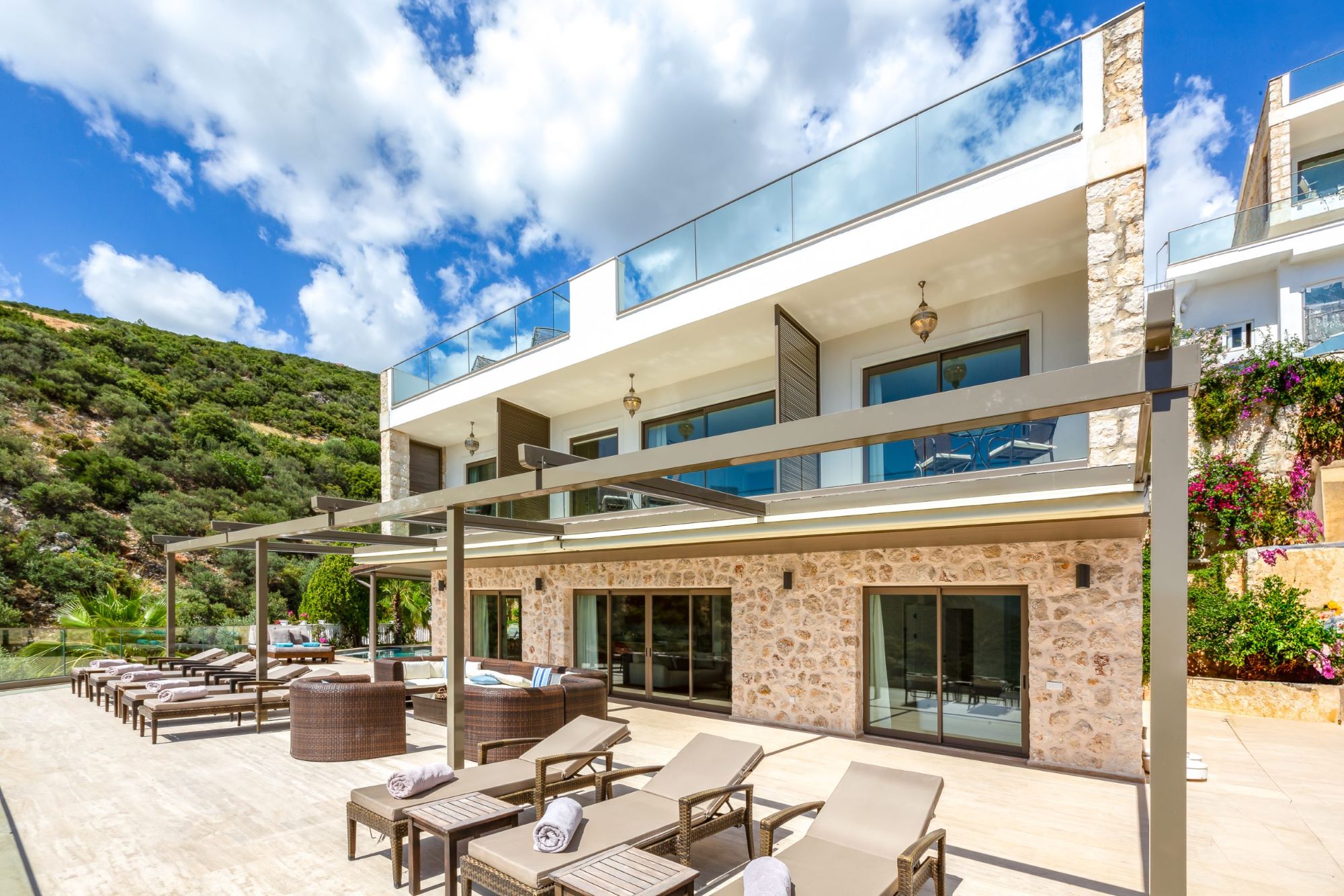 Villa Korsan Kalkan stylish outside spaces