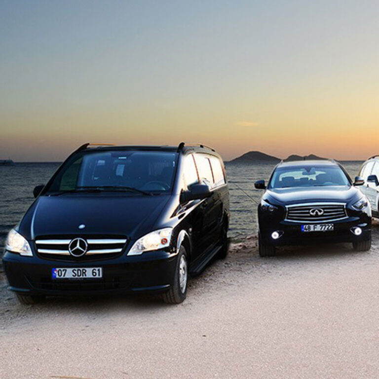 Private transfer vehicle in Kalkan, Turkey — seamless airport transfers and guided experiences included with luxury holidays in Kalkan