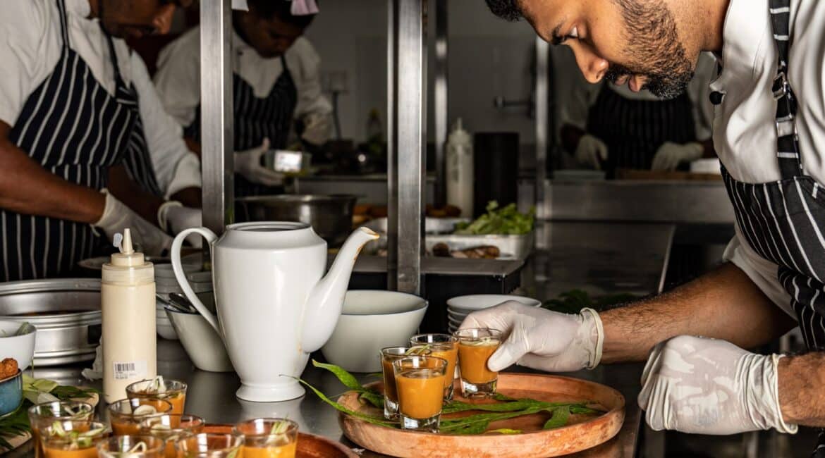 KK beach chefs hard at word