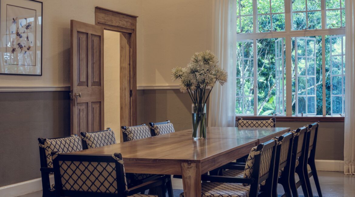 Nine Skies indoor dining room