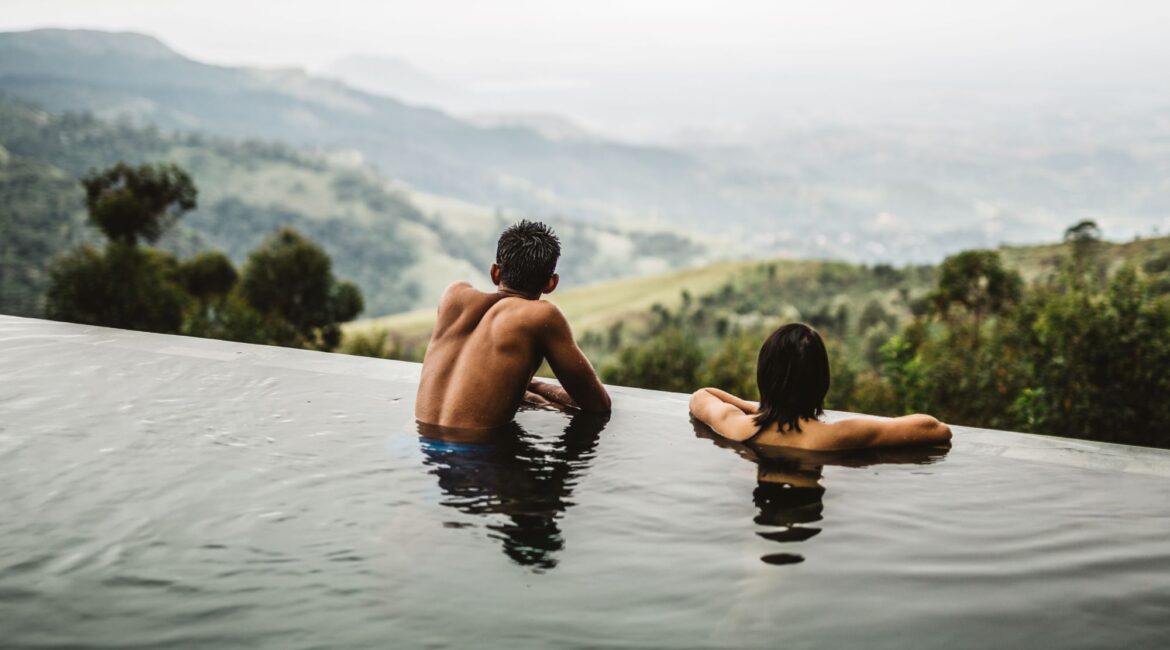 Infinity pool at Thotalagala with panoramic views over Sri Lanka’s Hill Country