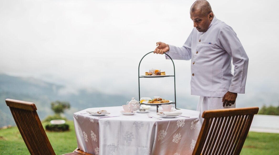 Thotalagala Tea on the terrace