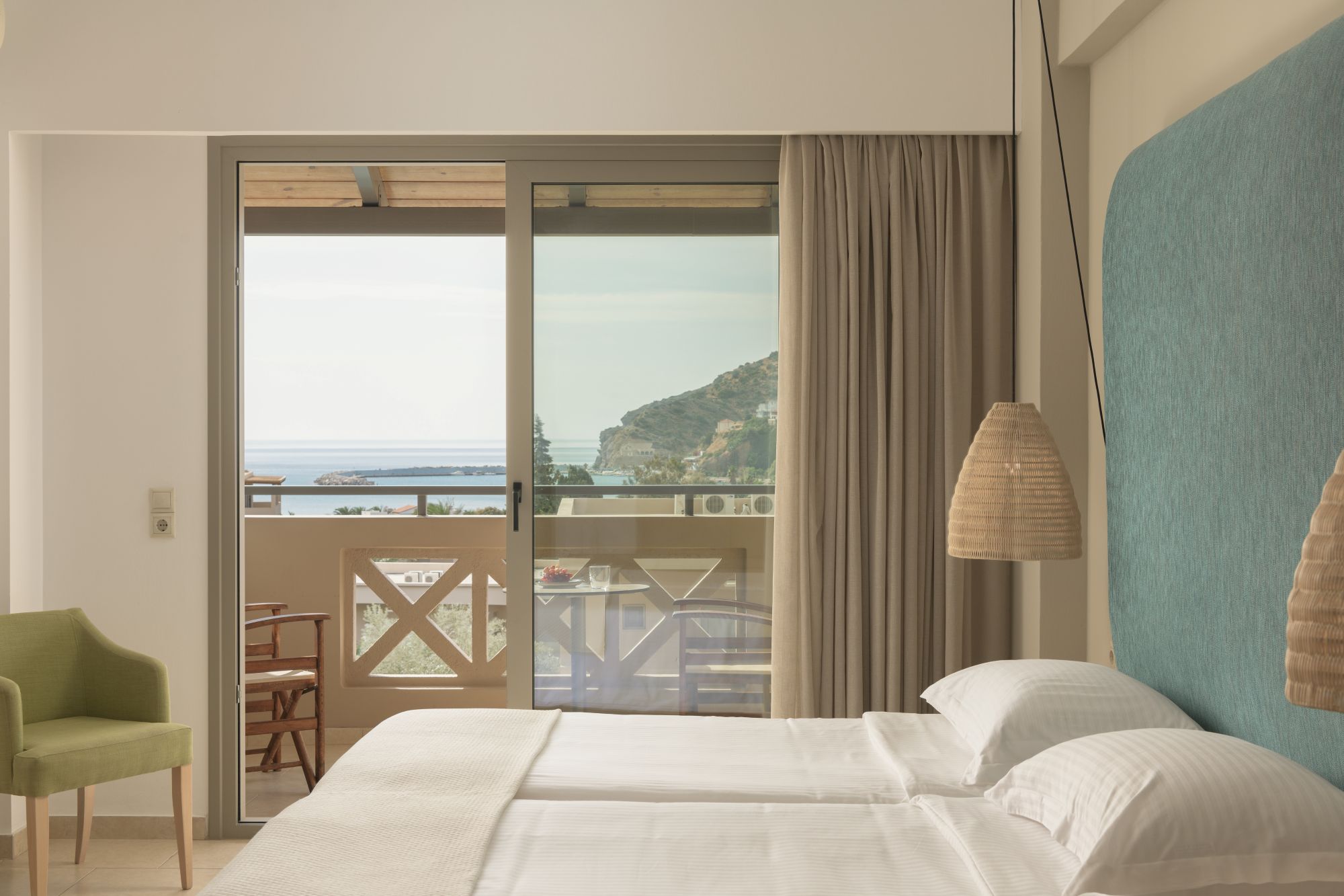 Paralos Irini Mare Superior Sea View Room stunning interiors and sea views