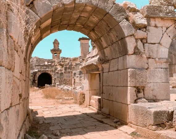 Ancient ruins at Patara near Kalkan, Turkey — privately guided cultural experiences included with luxury holidays in Kalkan