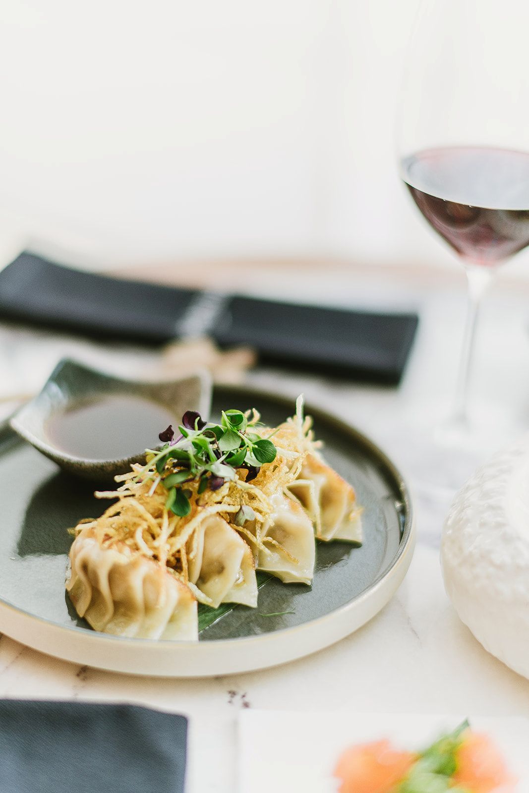 Hotel Bellevue Matsunoki Restaurant gyoza Losinj Croatia