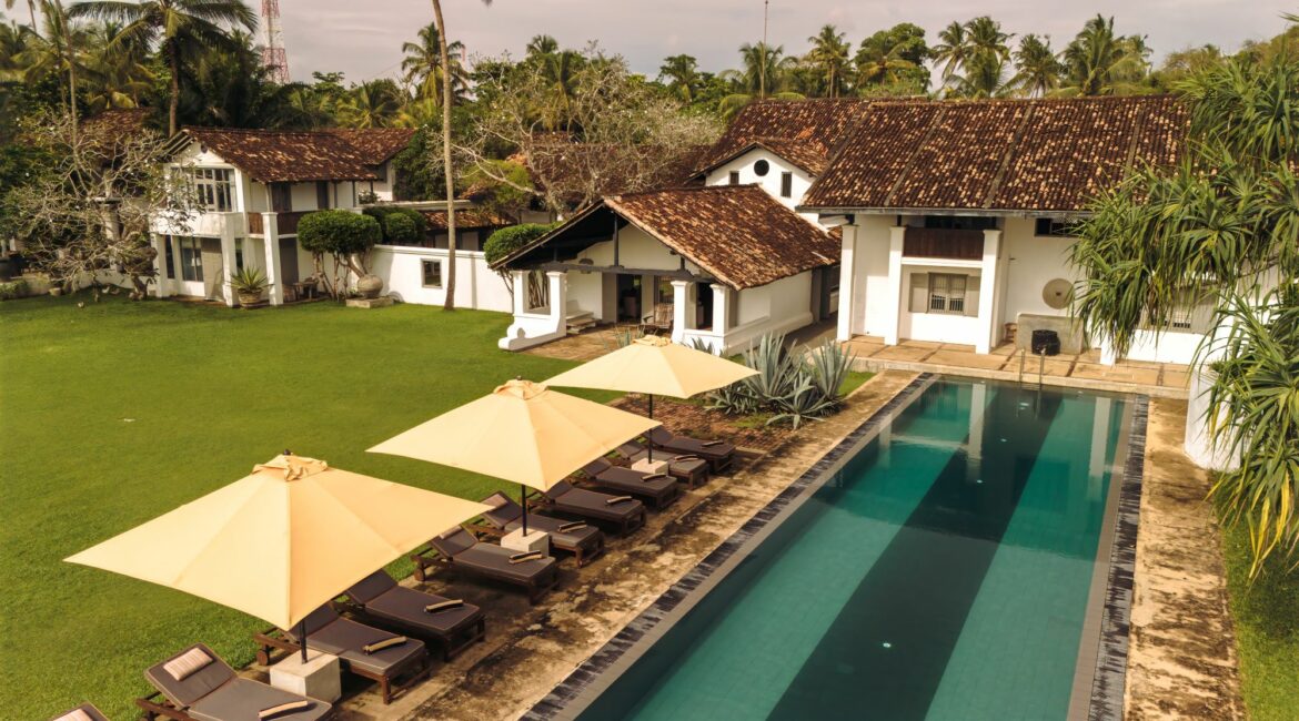 The Villa Bentota gorgeous surrounds and exterior