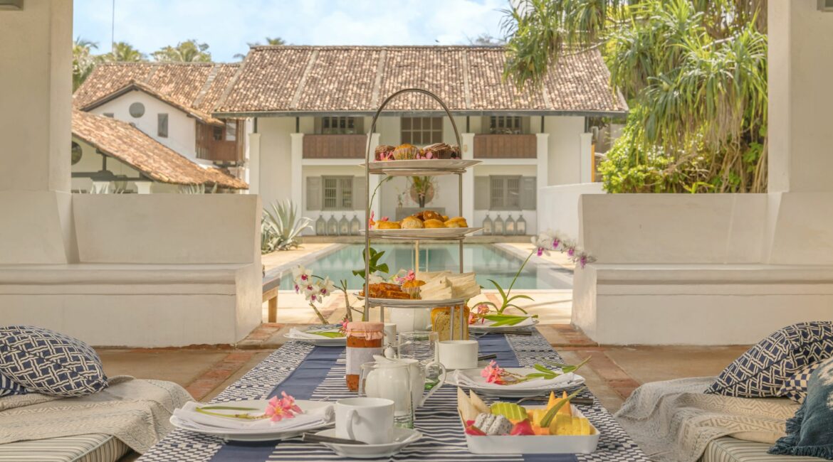 The Villa Bentota High Tea in the grounds