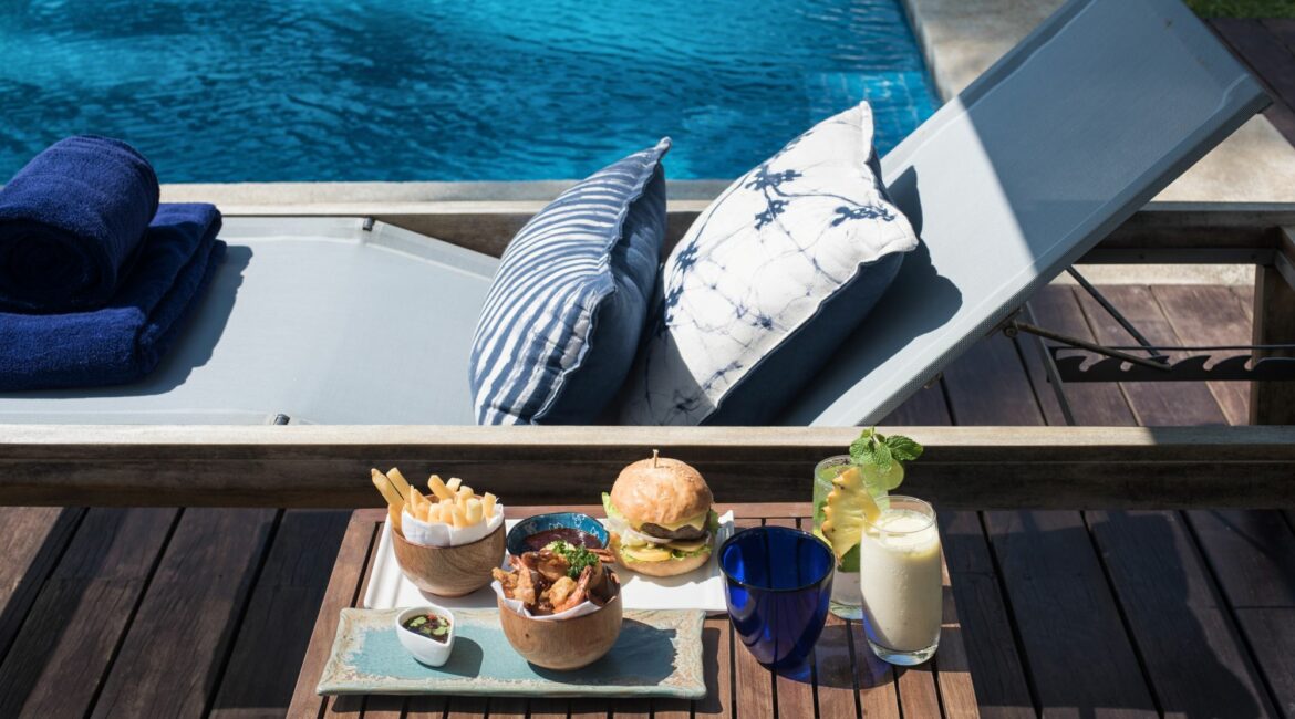Kumu Beach Balapitiya Sri Lanka delicious poolside eats