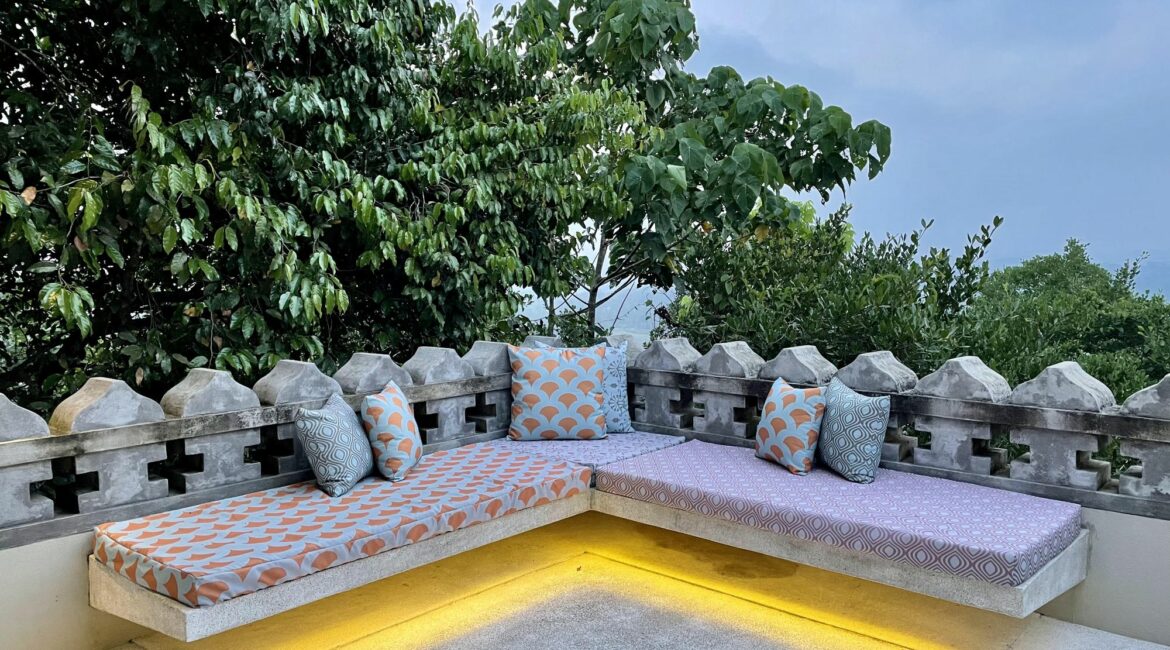 Malbar Hill Sri Lanka Pool Villa alfresco furnished terraces