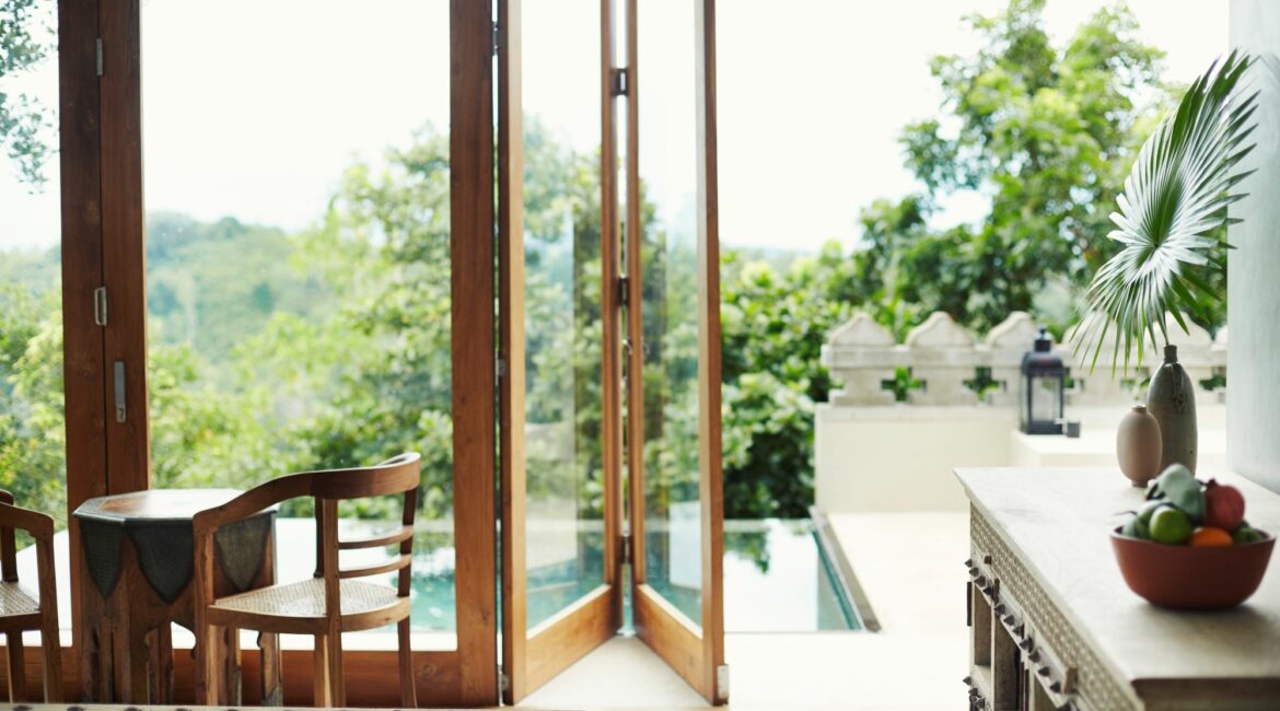 Malbar Hill Sri Lanka Pool Villa bifold doors leading onto the stunning alfresco terraces