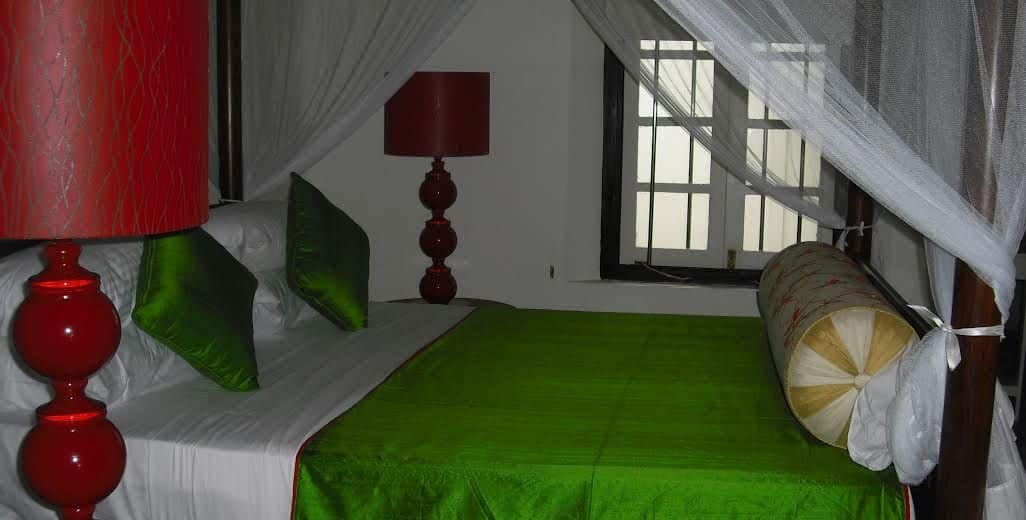 Kurumba Bedroom at Coco Tangalla near Tangalle, Sri Lanka – elegant double room with four-poster bed