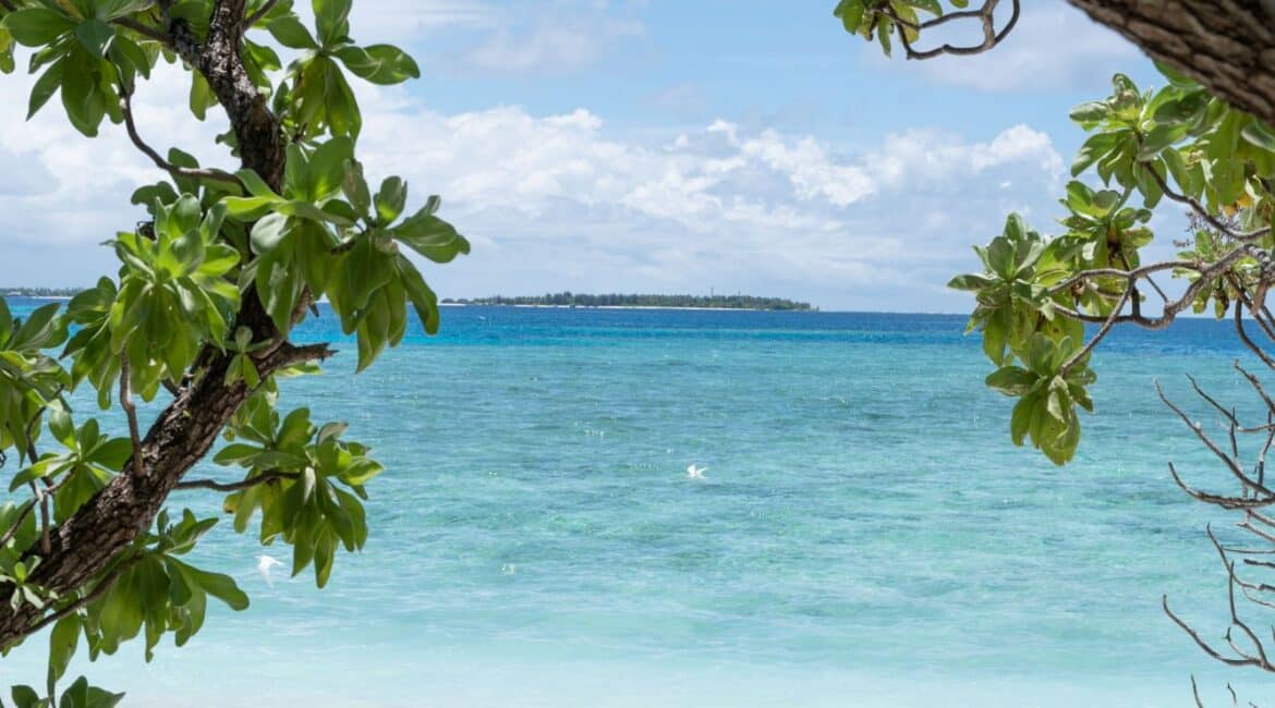 Makunudu Island Maldives relaxed beach living nothing but endless blue skies and blue seas