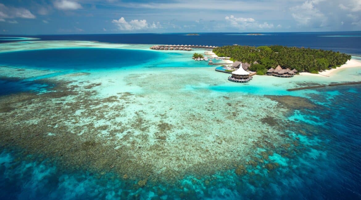 Baros Maldives a mirage of blue and the stunning jungle fringe