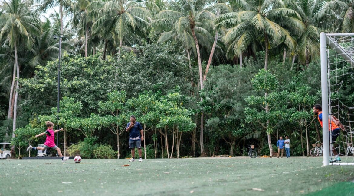 Amilla Resort Kids Club Activities Football Maldives