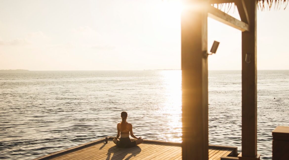 Amilla Resort Maldives Sunset Yoga
