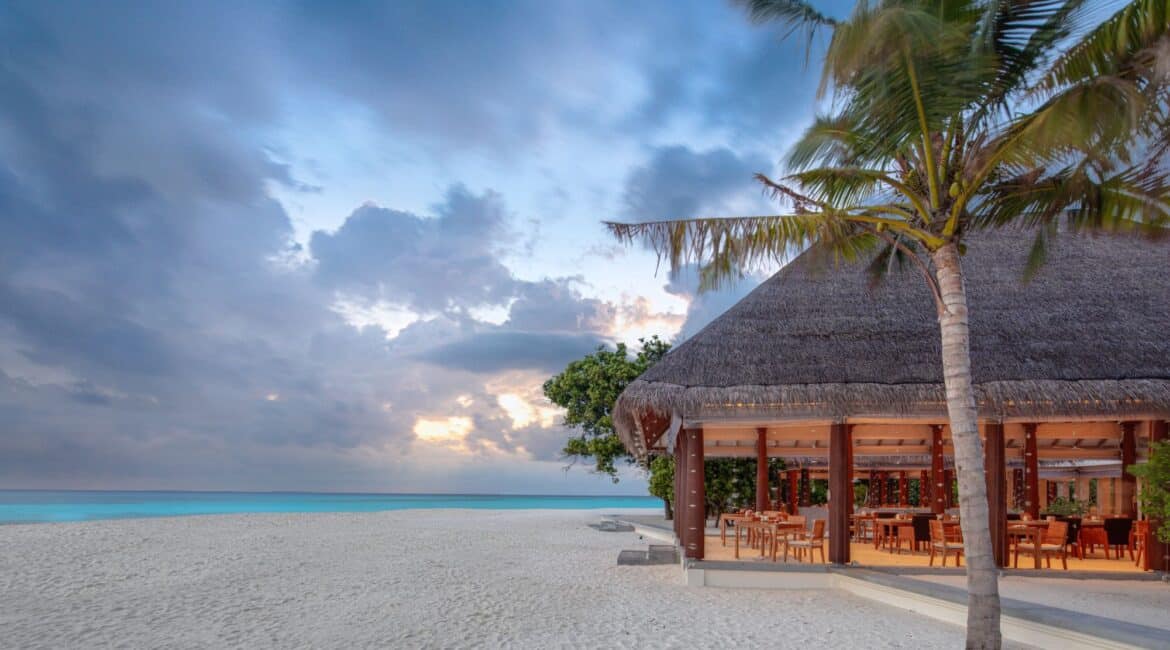Ranba as the sun sets Heritance Aarah Hotel Maldives
