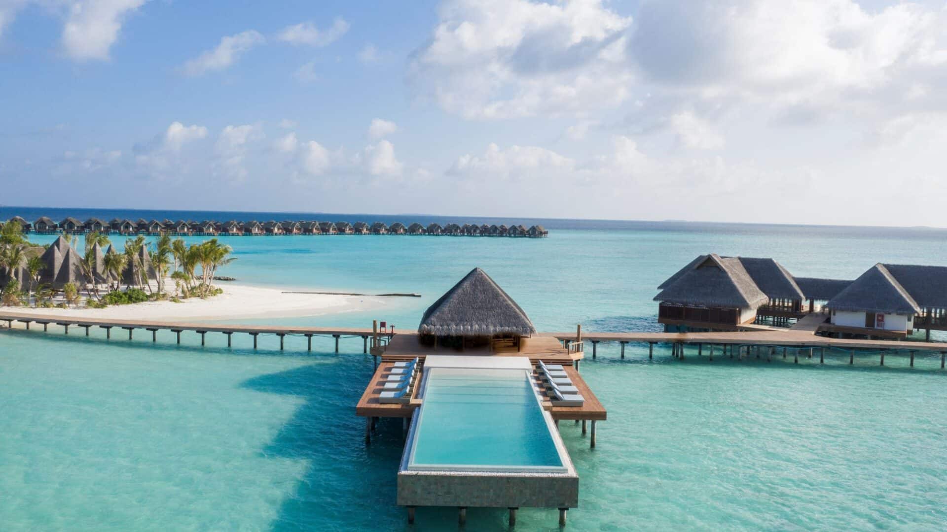 Heritance Aarah Hotel Maldives Stunning infinity pool goals over the indian ocean