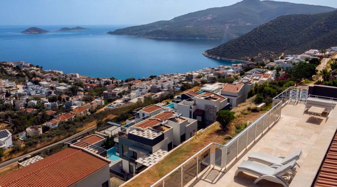 Villa Kayra in Kalkan glorious views over the bay