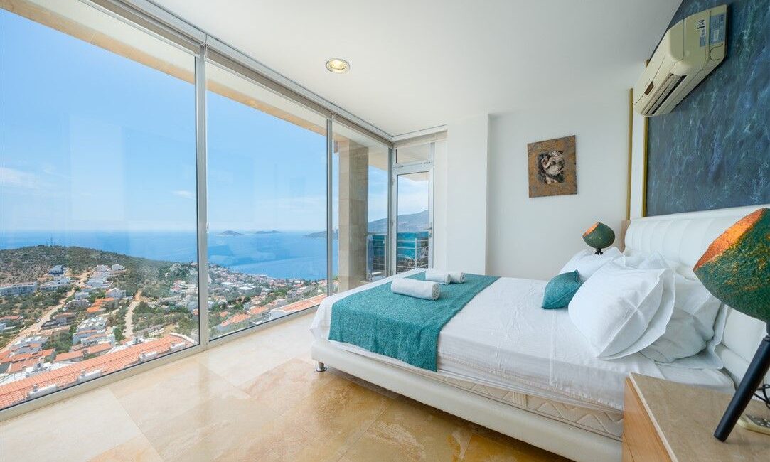 Villa Kayra in Kalkan modern double bedroom
