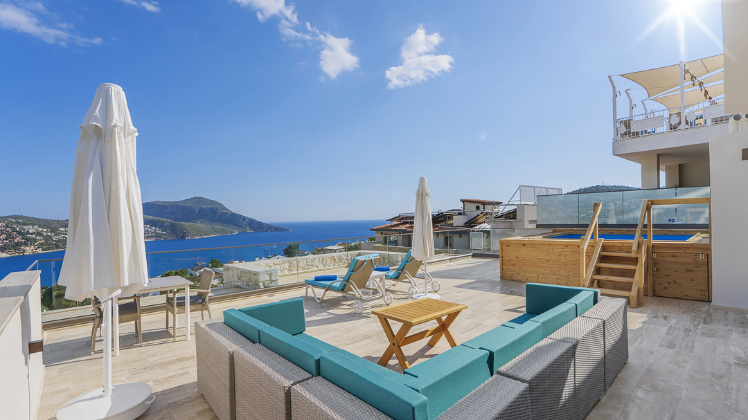 New Building Penthouse With Plunge Pool furnished roof terrace