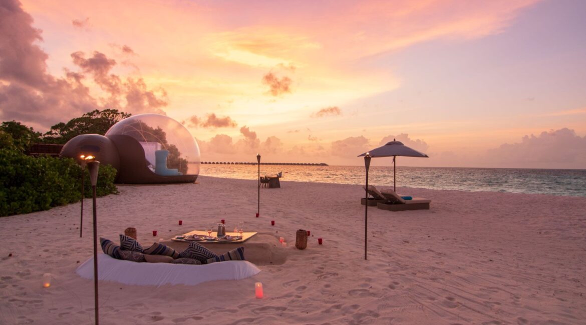 Finolhu Maldives Luxury Resort Beach Bubble