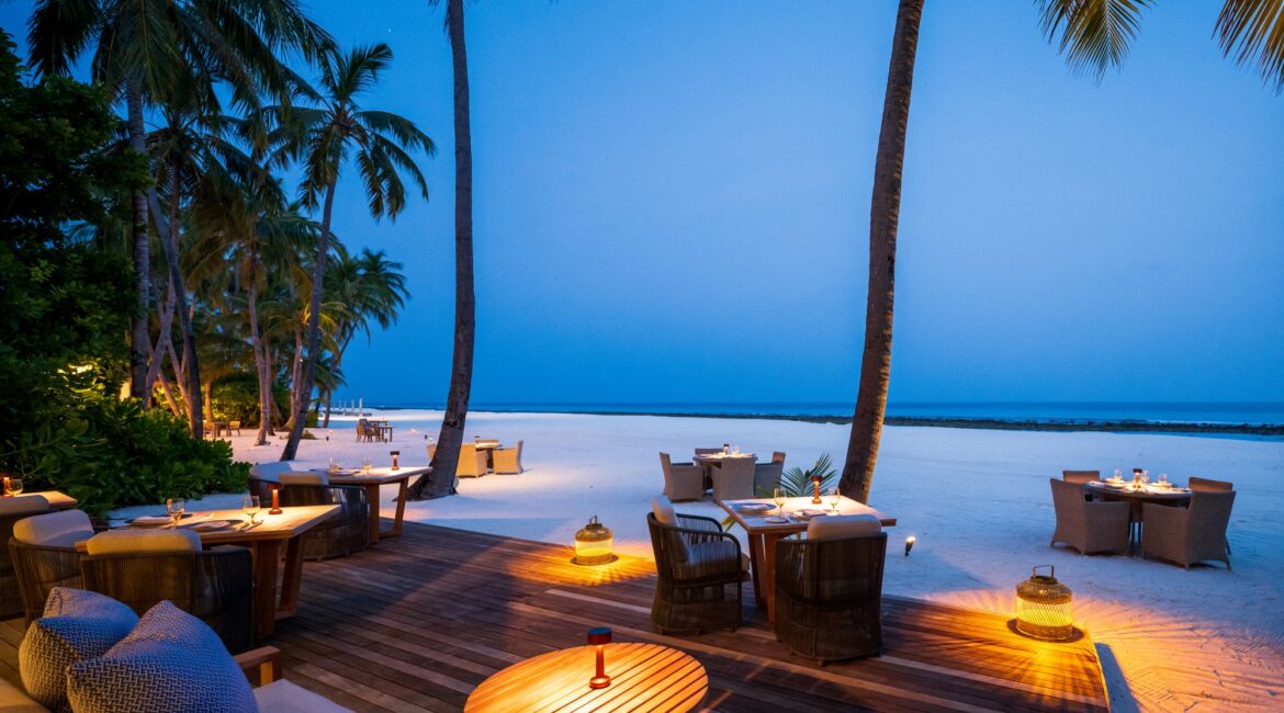 Arabian Grill On The Beach Finolhu Maldives Luxury Resort