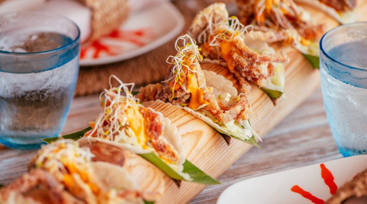 Crab Shack Cuisine Tacos Finolhu Maldives Luxury Resort