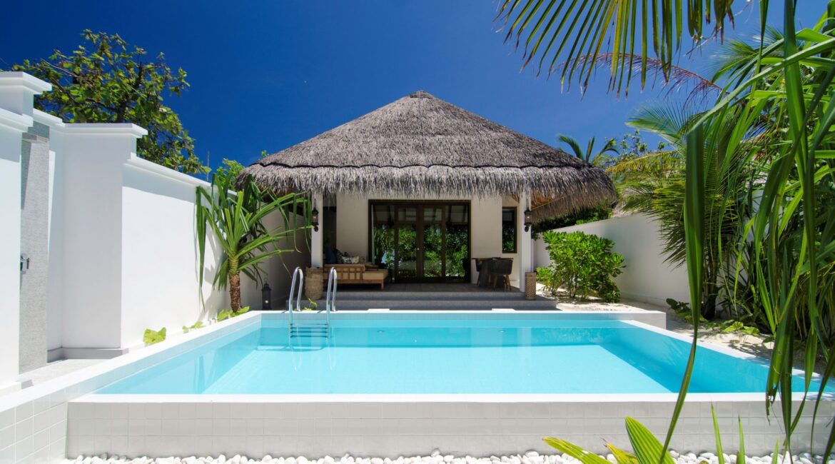 Private Pool Villa beach chic environs Finolhu Maldives Luxury Resort