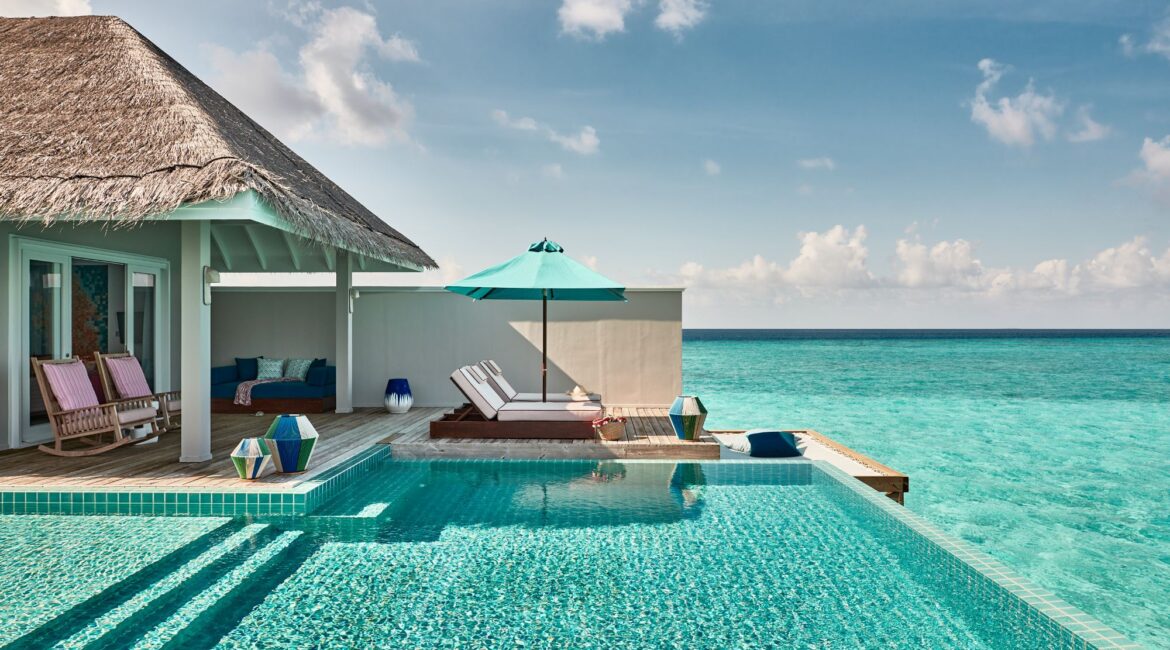 Two-Bedroom Rockstar Villa - Sundeck and pool Finolhu Maldives Luxury Resort