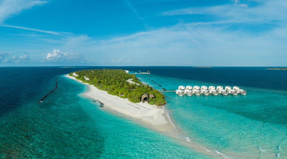 Dhigali Maldives house reef vibrant coral just offshore