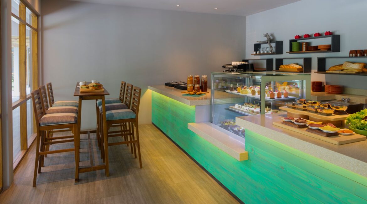 Dhigali Maldives cafe freshly pepared bakes