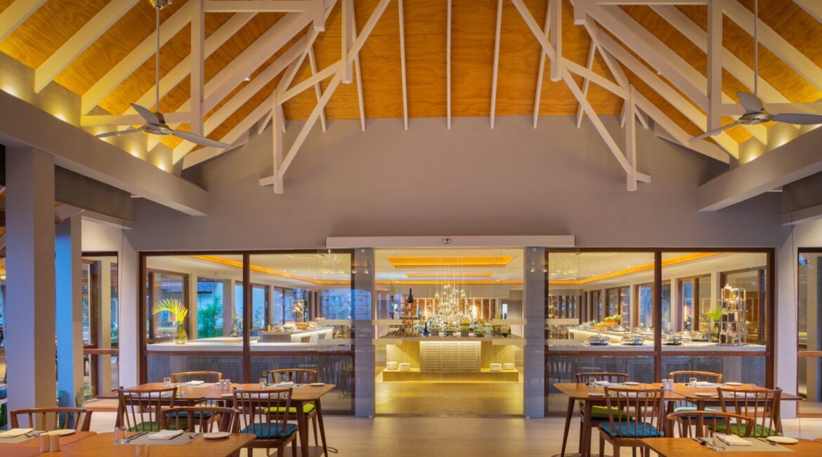 Dhigali Maldives Capers Restaurant