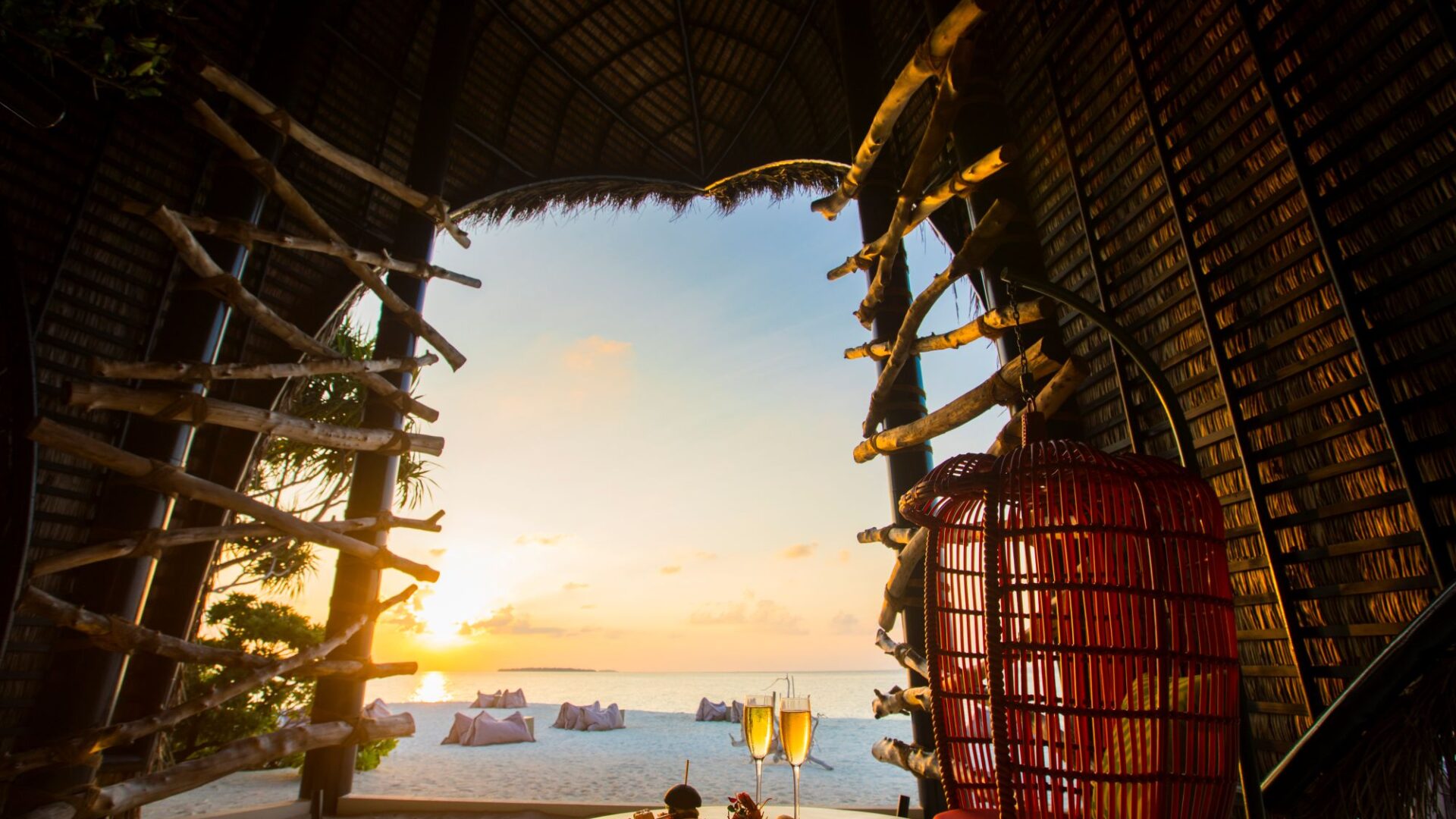 Dhigali Maldives sunset vibes Haali