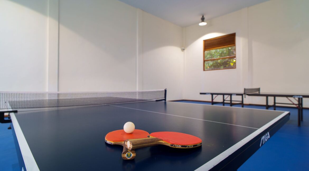 Table Tennis at Reethi Faru Resort in the Maldives
