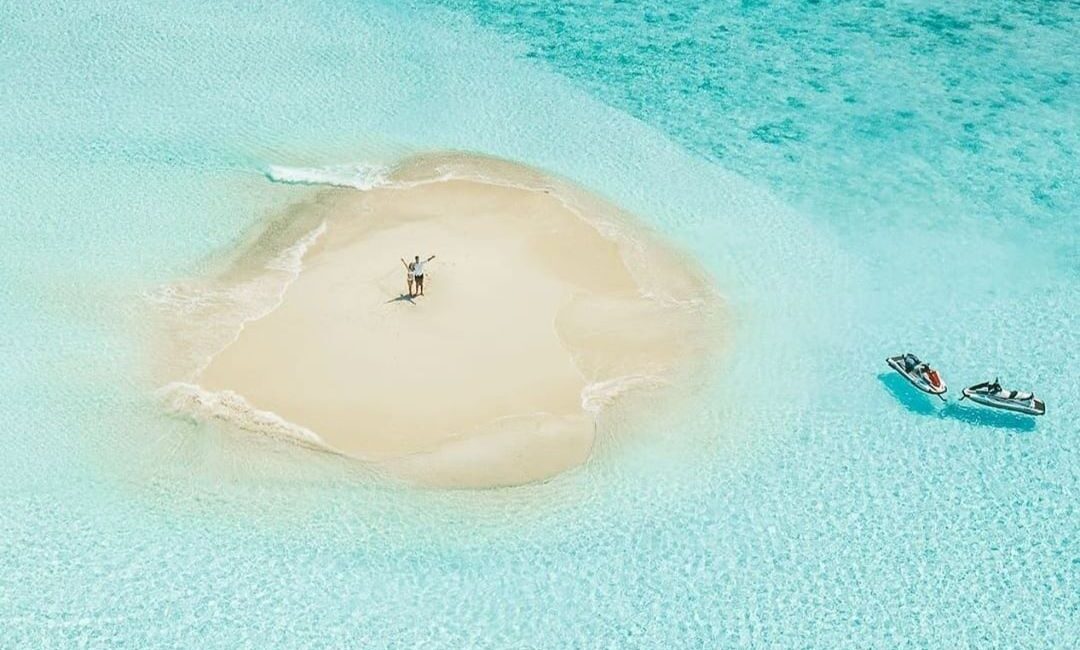 Jet skiing experience from Reethi Faru Resort in the Maldives