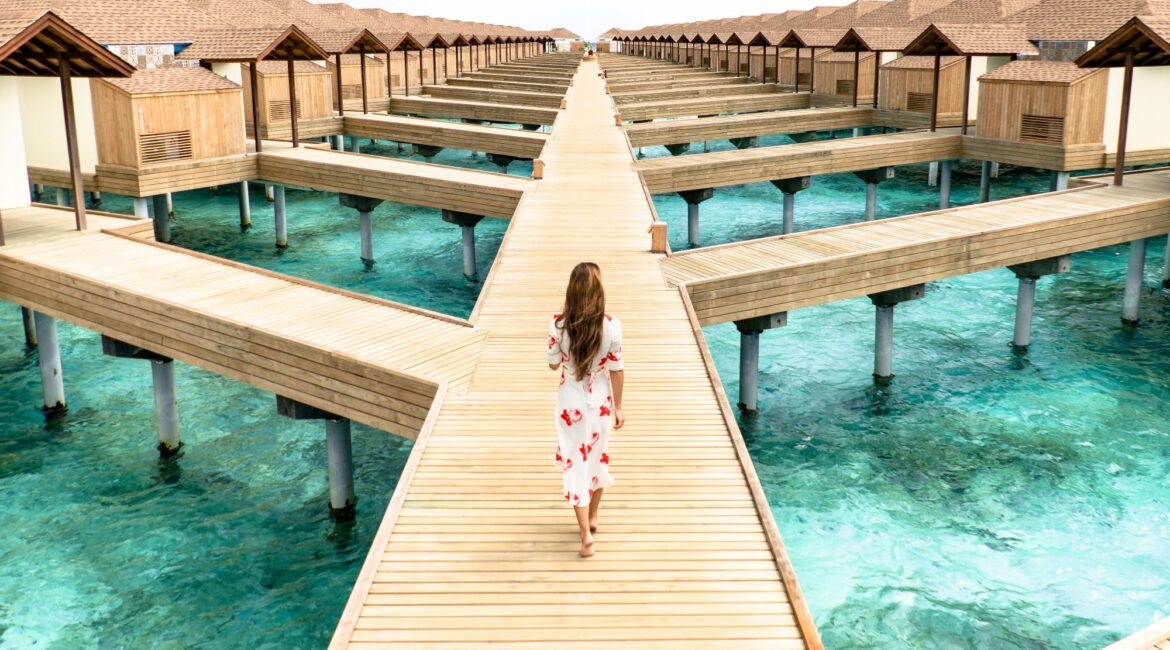 The stunning water villas Reethi Faru Maldives